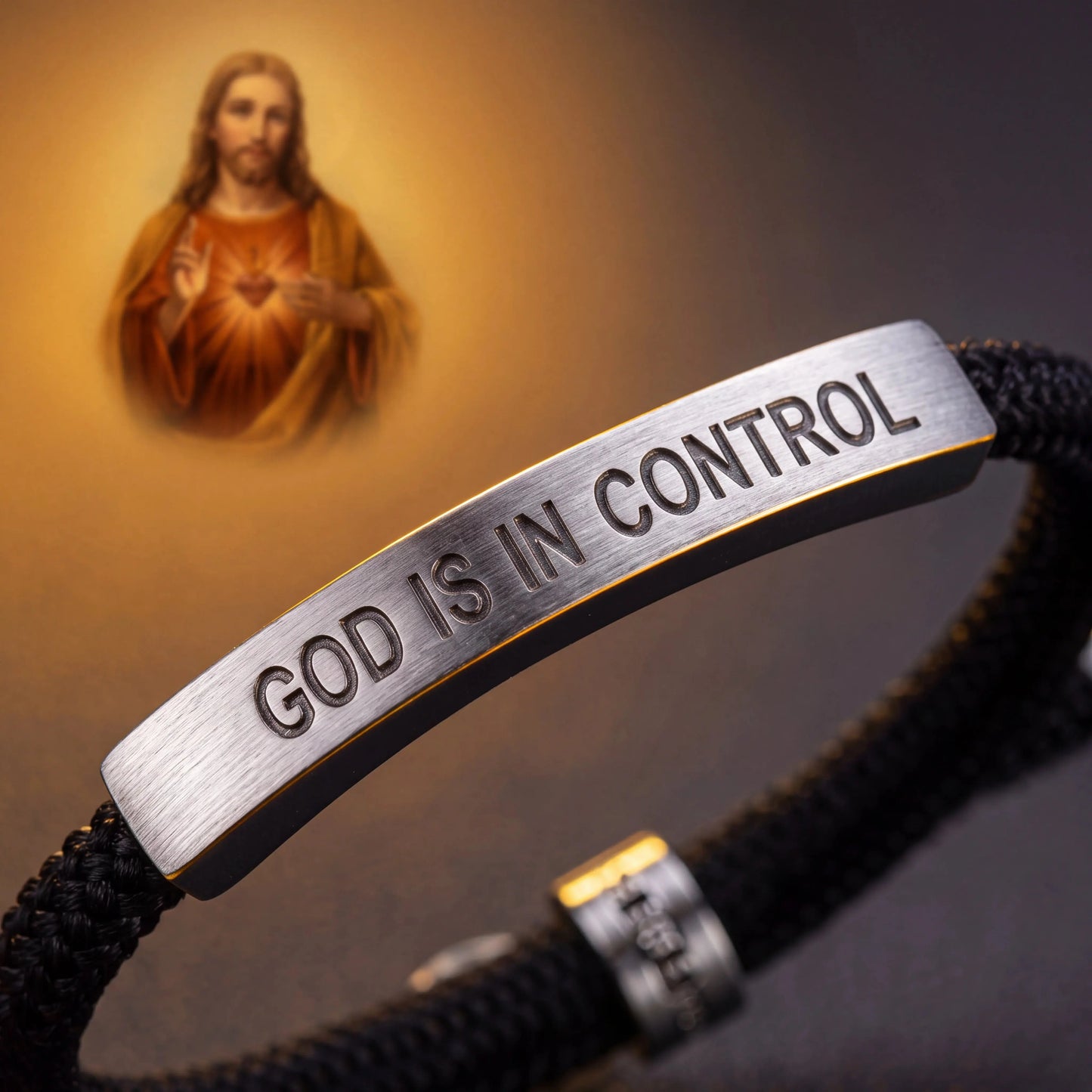 Faith & Peace Braided Bracelet Vivido