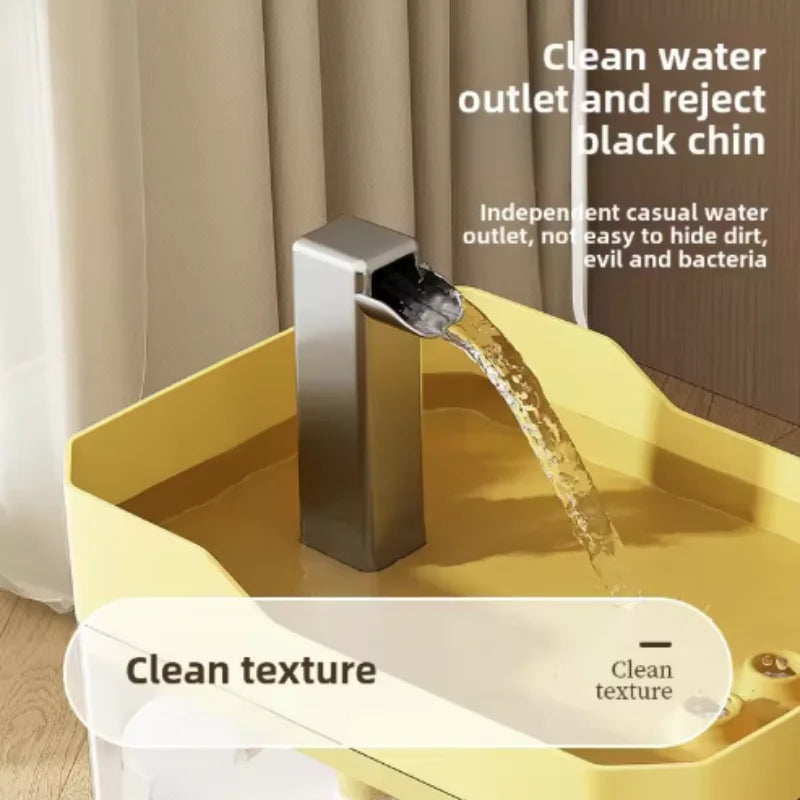 Cat Water Fountain – 1.5L Clear Tank with Filter, USB-C Powered