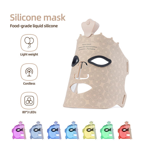 Vivido™ Hands-Free Red Light Therapy Mask