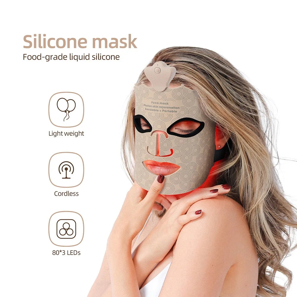 Vivido™ Hands-Free Red Light Therapy Mask