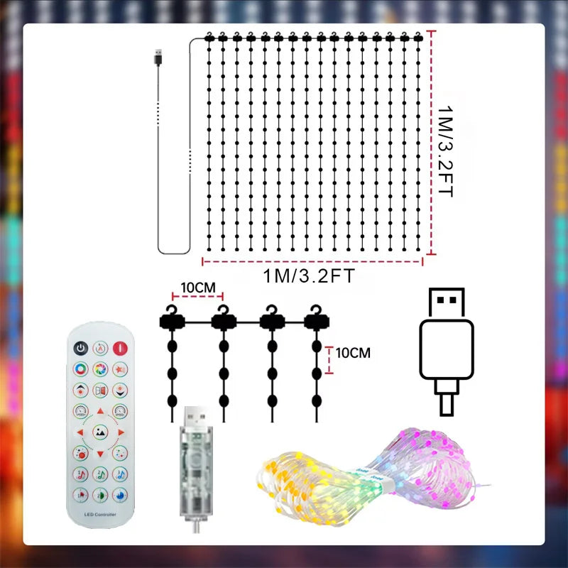 Pixelume Smart Pixel Curtain Lights