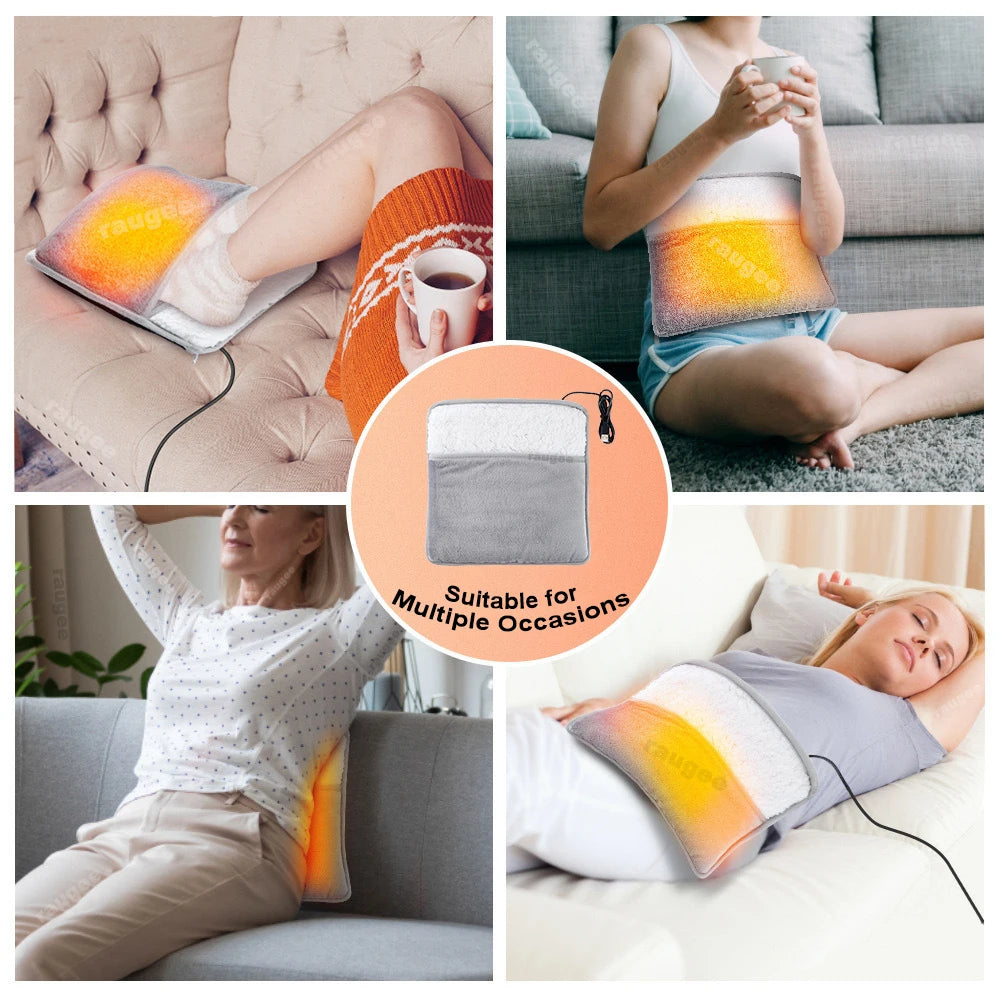 Electric Foot Warmer – Soft Flannel Heated Foot Mat, USB Powered
