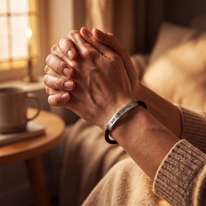 Faith & Peace Braided Bracelet Vivido