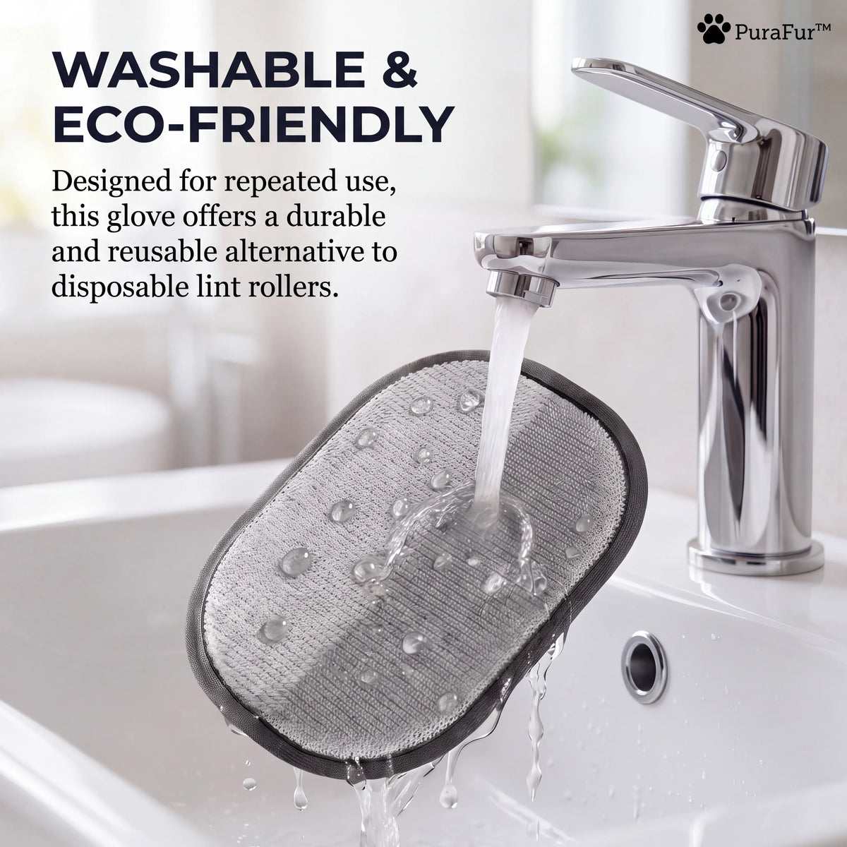 PuraFur™ Reusable Pet Hair Removal Glove