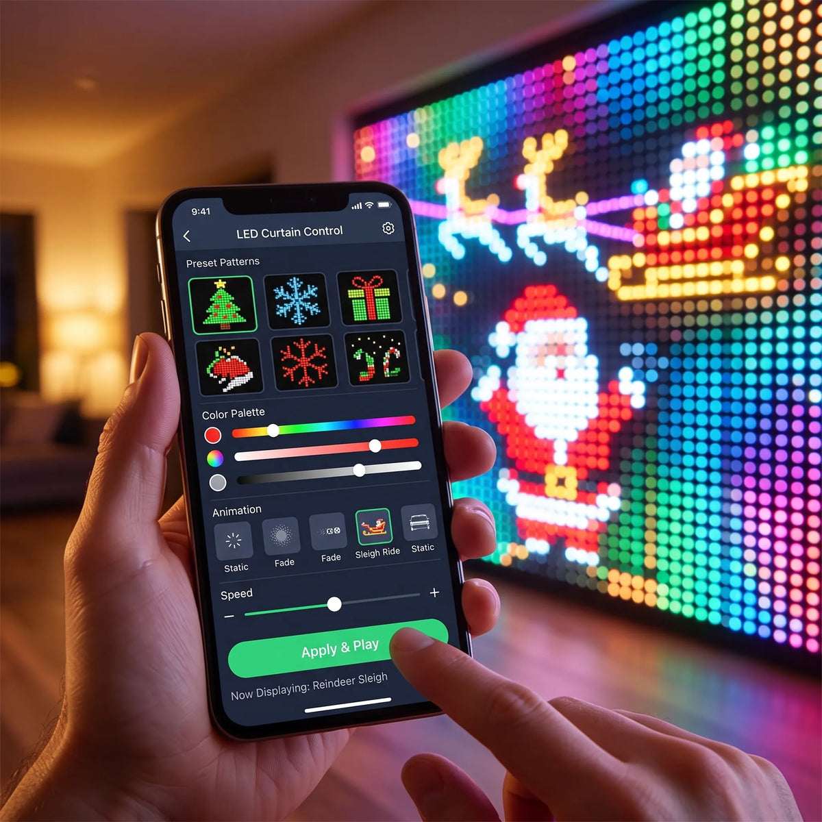 Pixelume Smart Pixel Curtain Lights