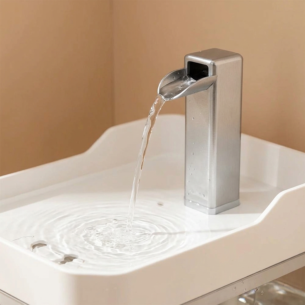 Cat Water Fountain – 1.5L Clear Tank with Filter, USB-C Powered